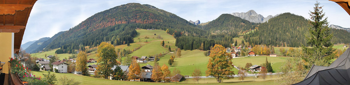 Ausblick vom Balkon im Haus Elisabeth