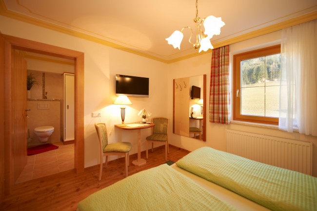 Schlafzimmer im Appartement Fernblick