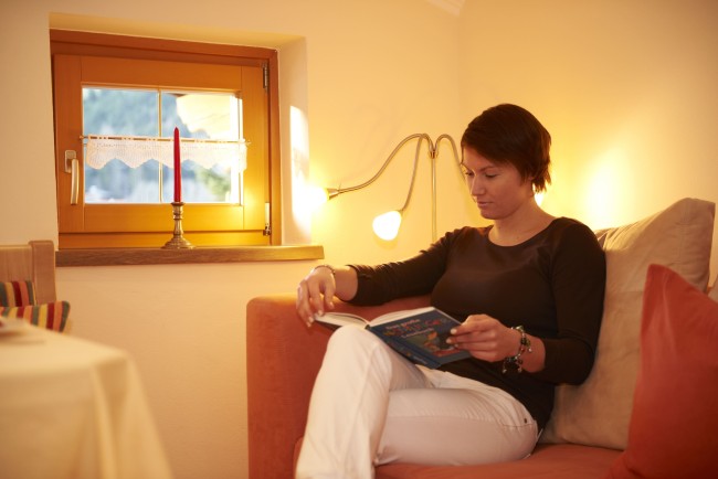 Leseecke in der Turmsuite