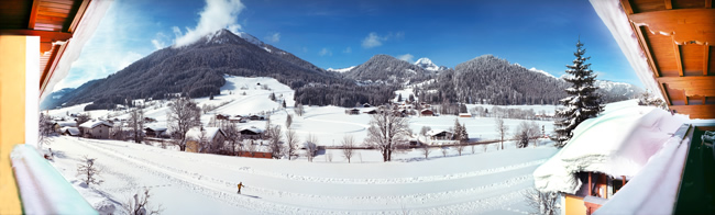 Panoramaaussicht vom Haus Elisabeth