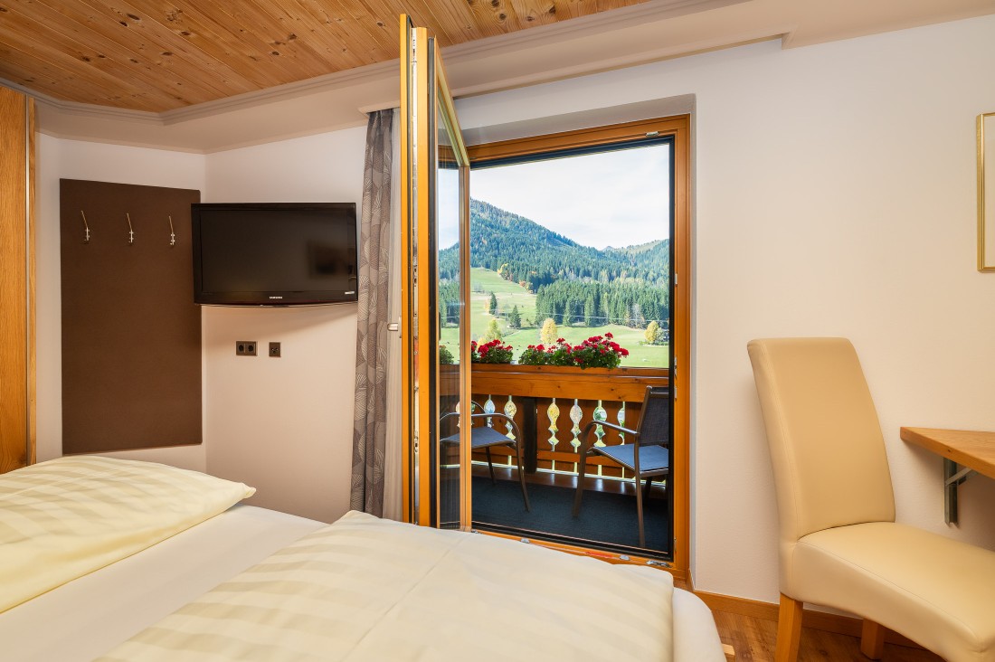 Doppelzimmer mit Aussicht vom Balkno