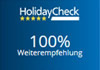 100% auf HolidayCheck